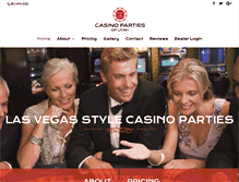 Tablet Screenshot of casinopartiesofutah.com